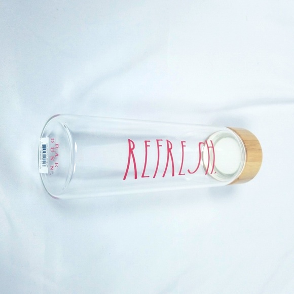 Rae Dunn Other - Rae Dunn "Refresh" Glass Water Bottle, 22 oz